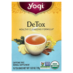 Yogi Tea, DeTox, без кофеина, 16 чайных пакетиков, 29 г (1,02 унции)