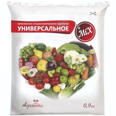 Органо-минеральное удобрение Универсальное 0,9 кг 30шт/уп.