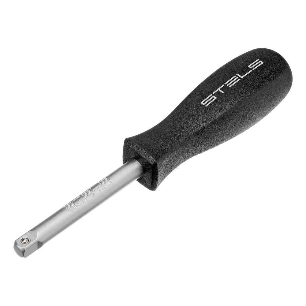 Набор инструментов, 1/2", 1/4", CrV, 12 гранные головки, пластиковый кейс, 76 предметов Stels