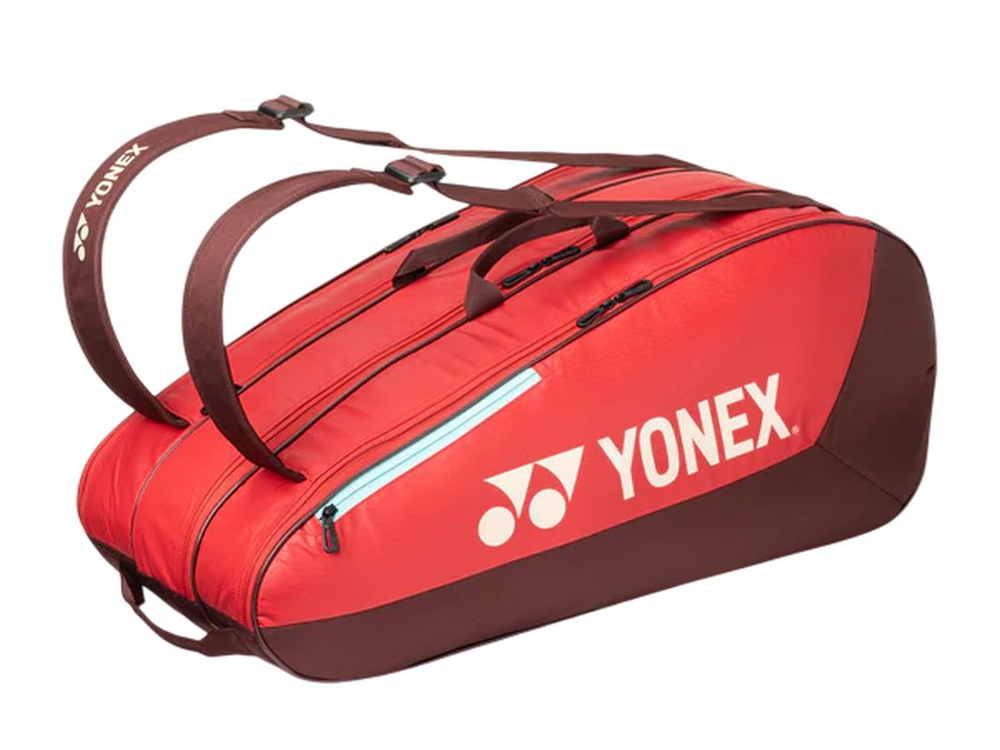 Теннисная сумка Yonex Team Racqet 9PK - ruby red