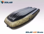 Лодка надувная моторная solar-420 strela jet tunnel