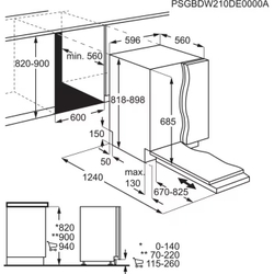 Встраиваемая посудомоечная машина Electrolux EEG68600W