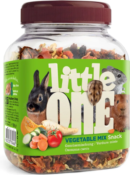 Лакомство для грызунов Little One 150г Овощная смесь для всех видов грызунов