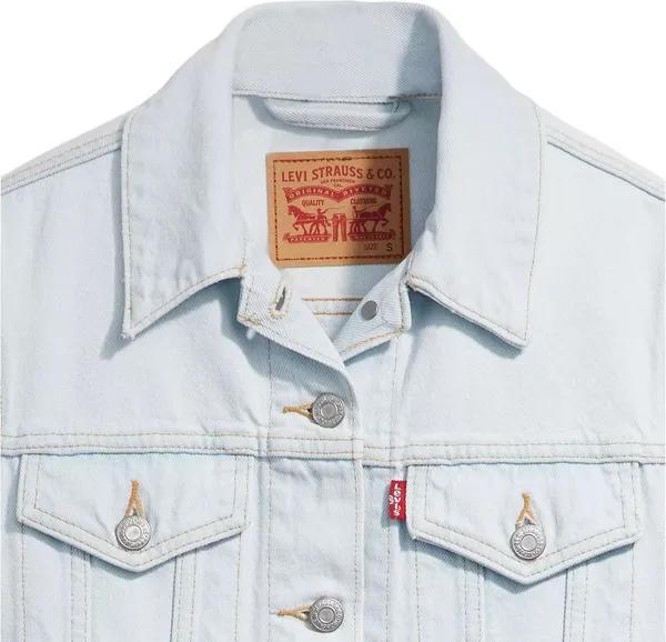 Куртка джинсовая женская LEVI'S ORIGINAL TRUCKER LIGHT INDIGO - WORN IN