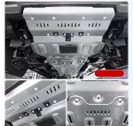 Защита днища 8мм для Toyota Land Cruiser Prado 250 LC250 2024