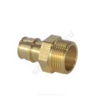 Муфта для PE-X труб радиальная латунь Дн 16х3/4" НР РОС .