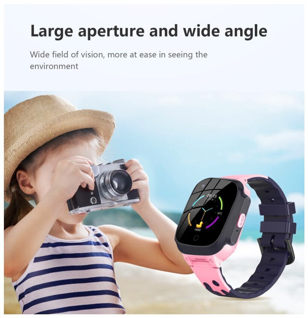 Детские умные часы Smart Baby Watch LT-25 4G Wi-Fi, голубой