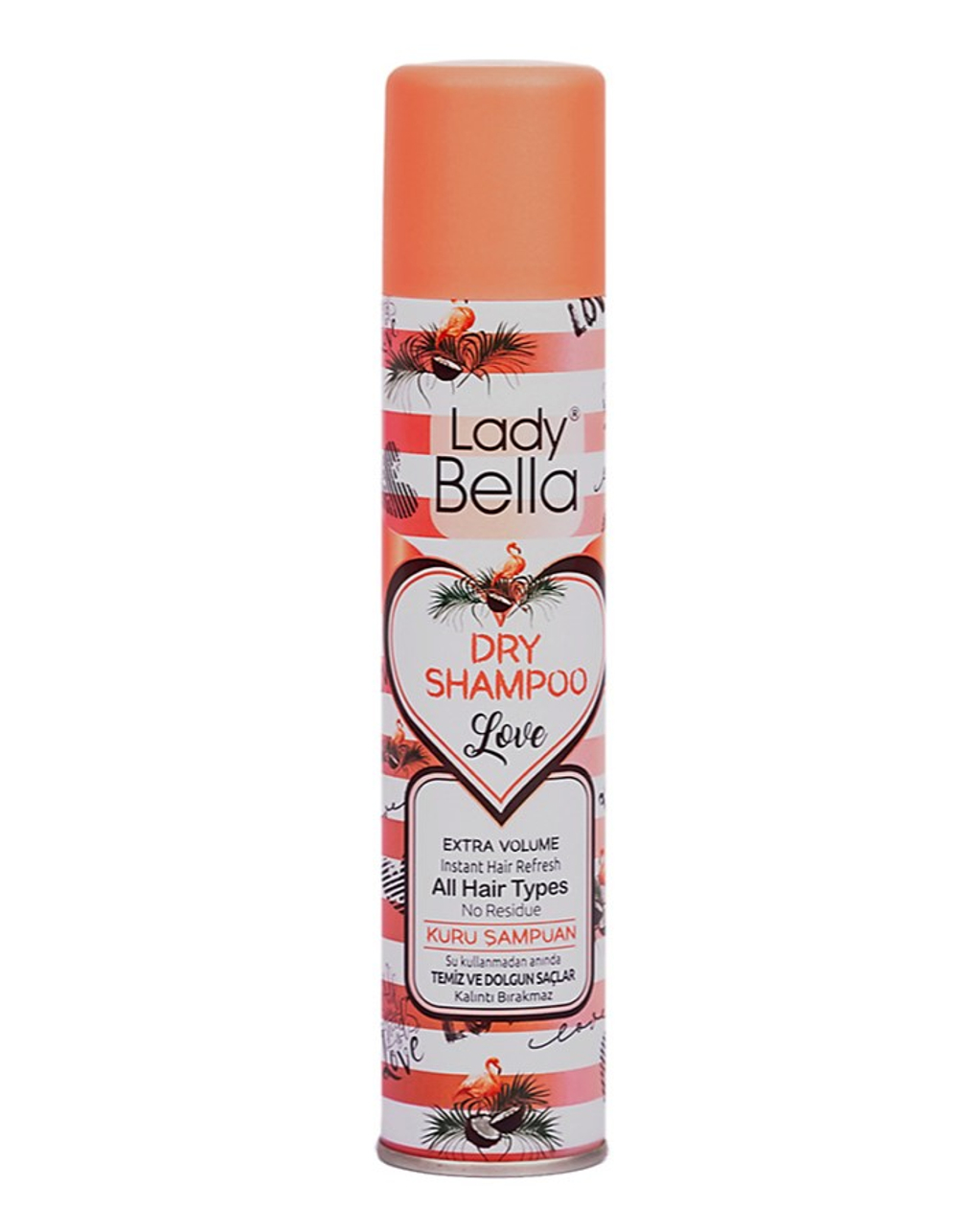 Lady Bella Сухой шампунь для волос Love 200мл