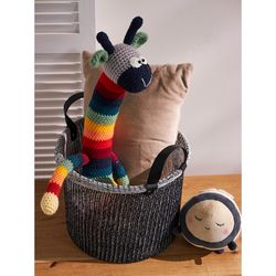 Корзина для хранения Sustainable collection, Ø32х28 см, черная