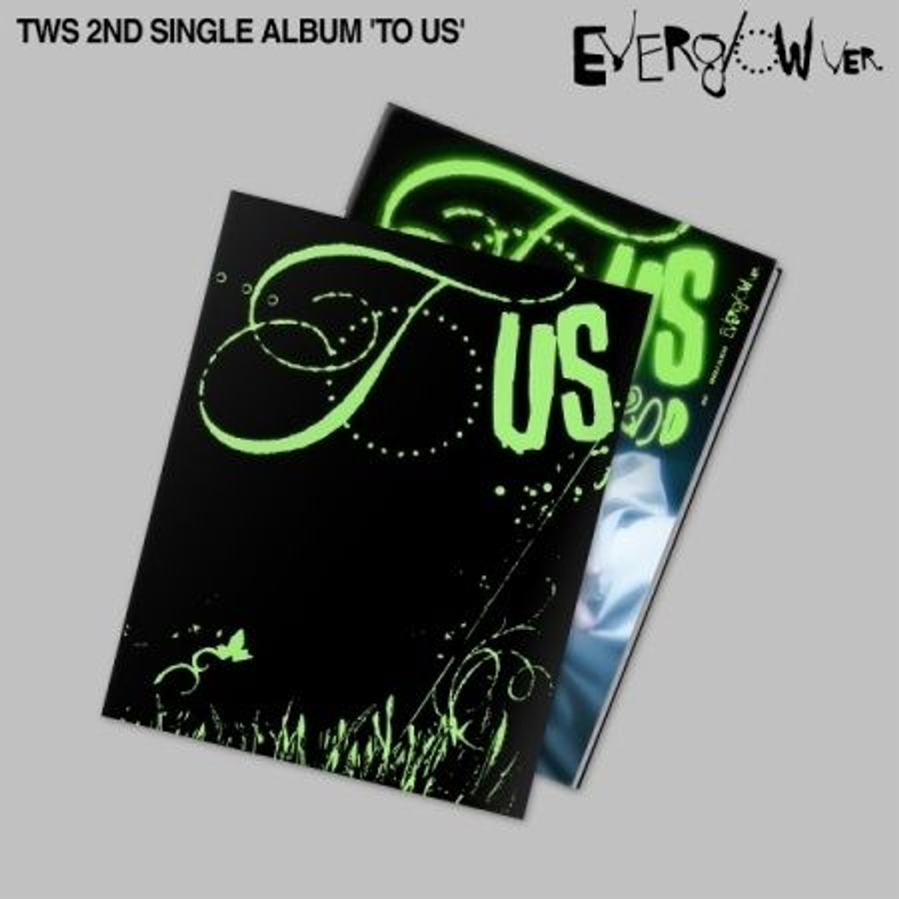 (ПРЕДЗАКАЗ) Альбом TWS - TO US 2nd Single Album EVERGLOW RANDOM Version