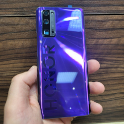 Крышка для Honor 30 Pro Plus - задняя стеклянная панель "хорошее качество" (фиолетового цвета)