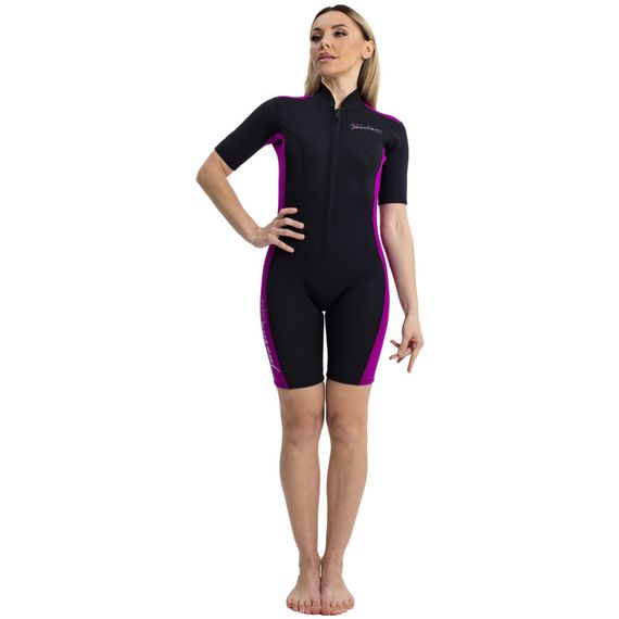 Гидрокостюм женский Marlin Costa Shorty Lady 2 мм черно-фиолетовый