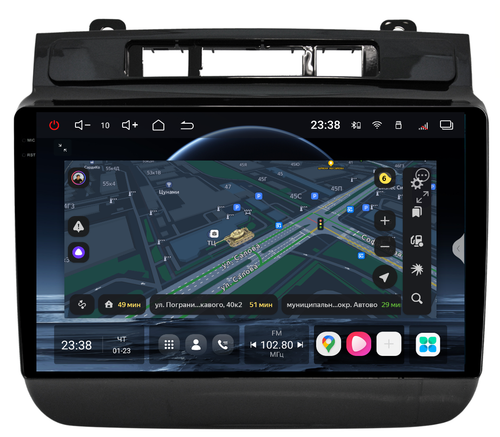 Магнитола для VW Touareg 2010-2018 - Redpower 85143 PRO/PROmax ТОП звук, 2K QLED, Android 14, Быстрейшая, CarPlay, 4G SIM-слот