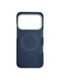 Карбоновый чехол для IPhone 17 Pro with MagSafe синий квадрат (Blue)