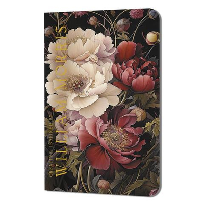 Блокнот "Creative. Inspired by William Morris. Пионы на темном фоне" (Контэнт)