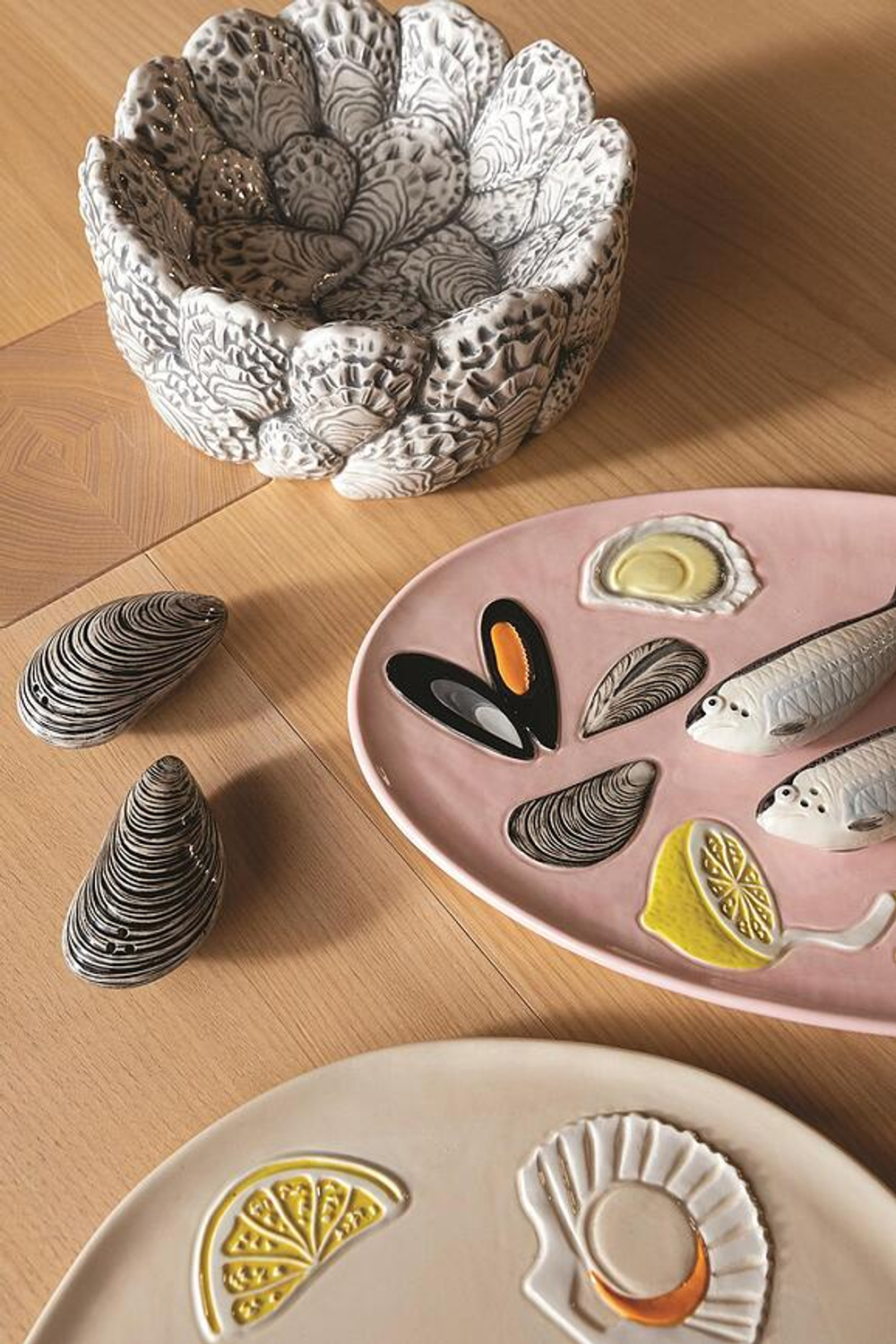 Салатник &K Amsterdam Oyster, доломит, 19 см, разноцветный
