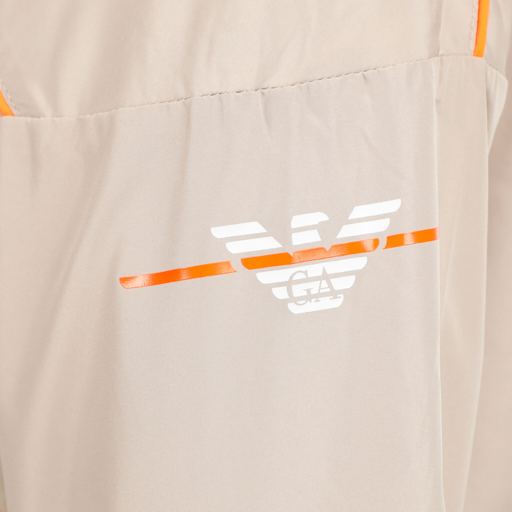 Мужские теннисные Костюмы EA7 Tracksuit Men - Beige, Orange