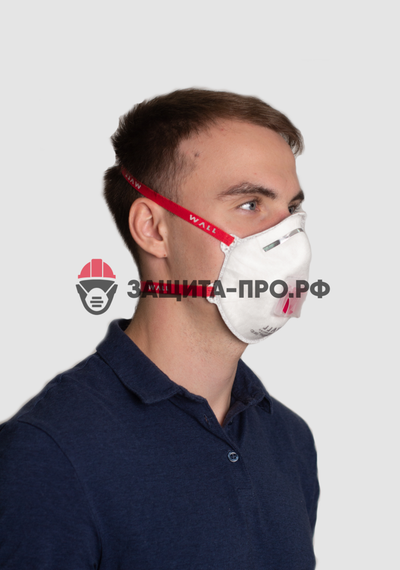 Медицинский респиратор WALL CUP 99HK, FFP3, с клапаном выдоха