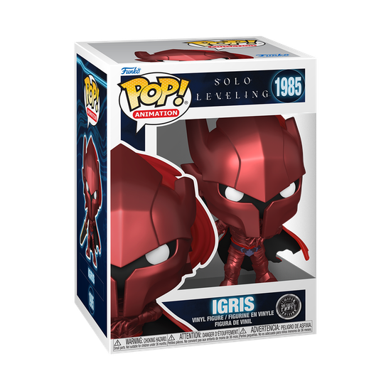 Фигурка Funko POP! Animation Solo Leveling Igris (MT) Chase (1985) — коробка Chase