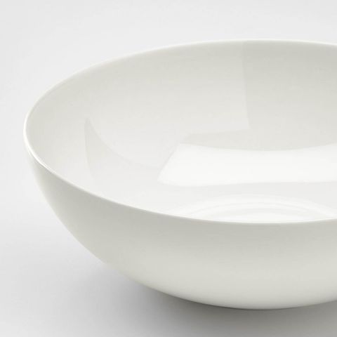 Набор глубоких тарелок IKEA FROJDEFULL (ФРОЙДЕФУЛЛ), Фарфор, Белый, 16 см, 2 шт