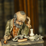 Скульптура «Философ», Французская мануфактура "Capodimonte"