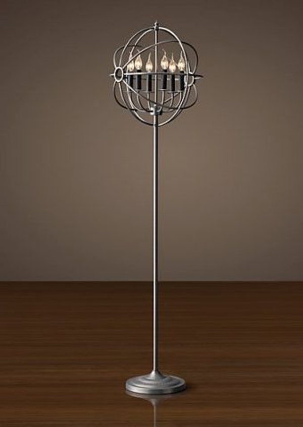 Торшер Restoration Hardware Gyro натурал