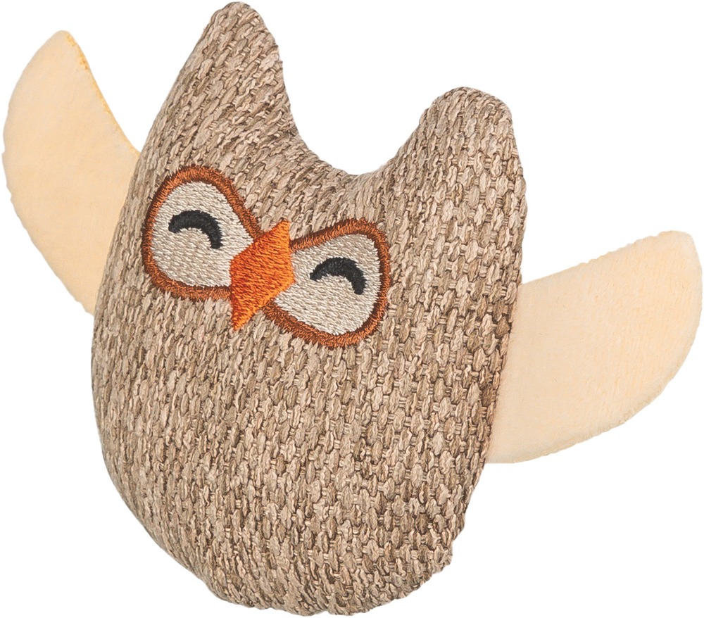Игрушка для кошки "Сова" с кошачьей мятой, 8 см, Trixie