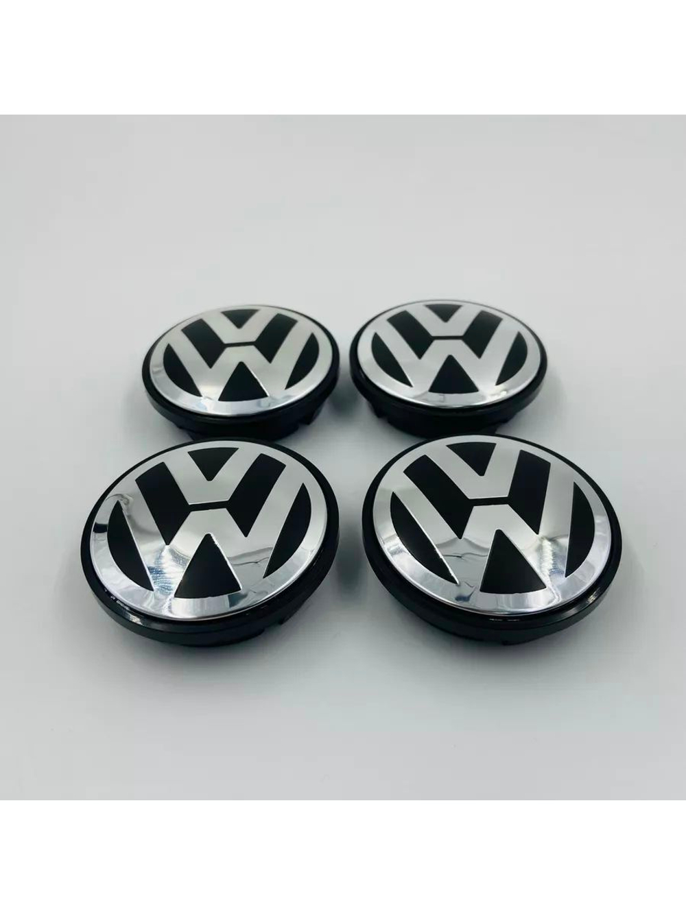 Колпачки на литые диски с эмблемой Volkswagen 69 мм 4 шт