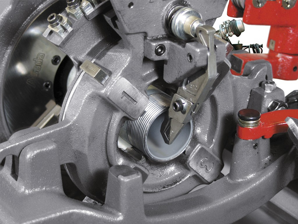 Станок Rothenberger SUPERTRONIC 3 SE для нарезки резьбы (1/2-3") BSPT с автоматической головкой
