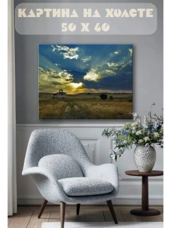 Картина на стену 40 X 50 Поле