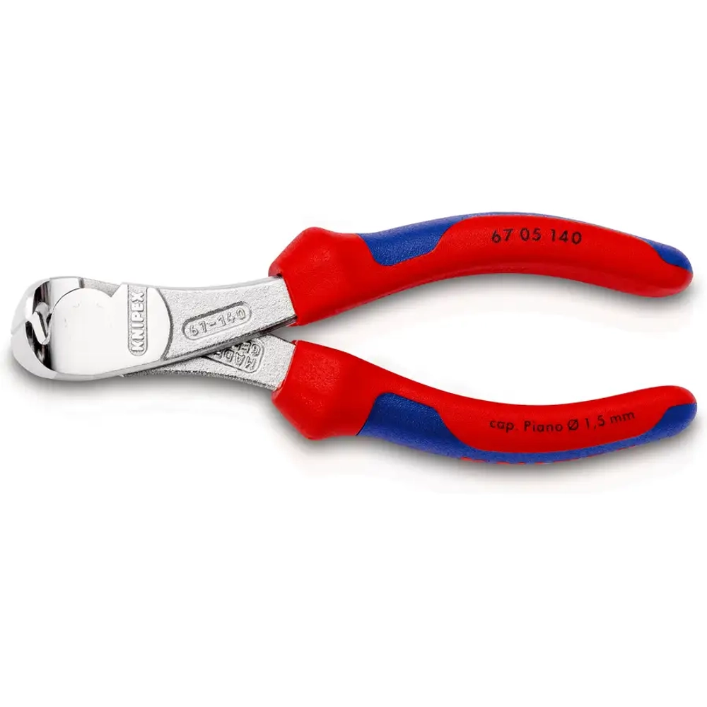 Кусачки торцевые особой мощности хромированные 140 мм Knipex 67 05 140