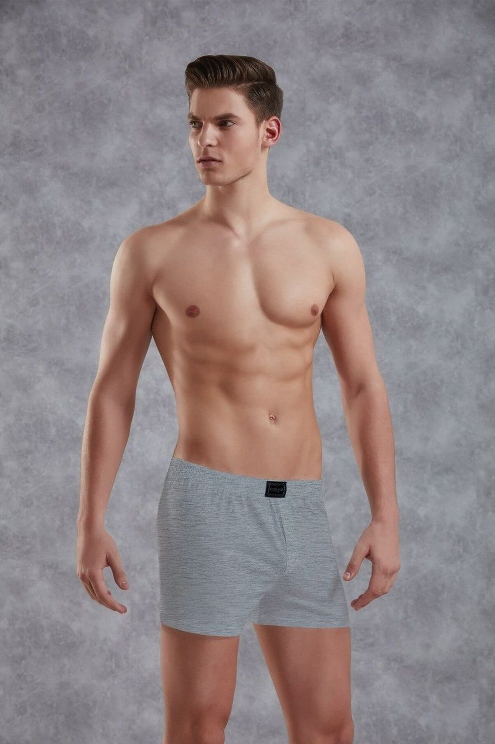 Хлопковые трусы-боксеры свободного покроя Doreanse Cotton Basic (Размер: M) (Цвет: черный)