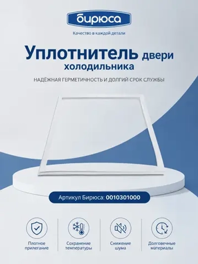 Уплотнитель двери хк БИРЮСА (110*55 см) 0010301000