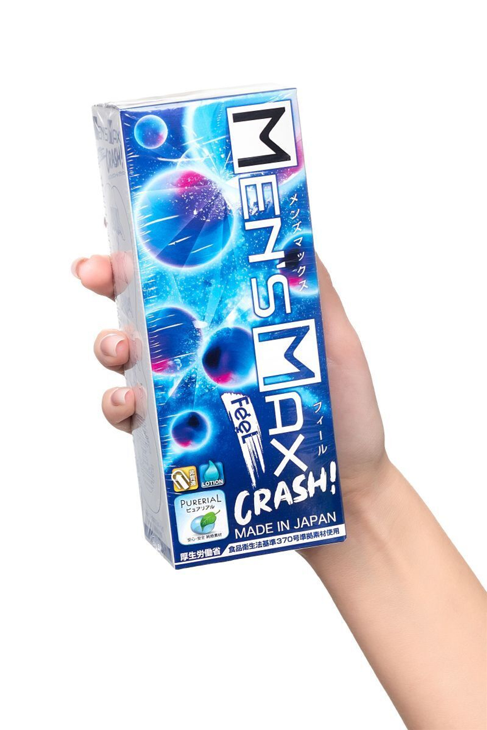 Сиреневый мастурбатор MensMax Feel Crash (Цвет: сиреневый)