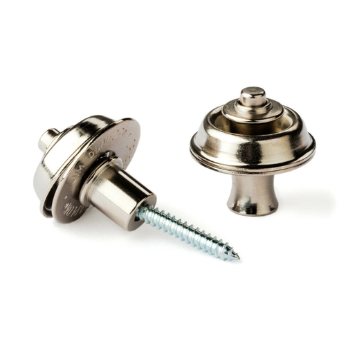 Dunlop SLS1401N Straplok Flush Mount комплект креплений для гитарного ремня, потайной, никель