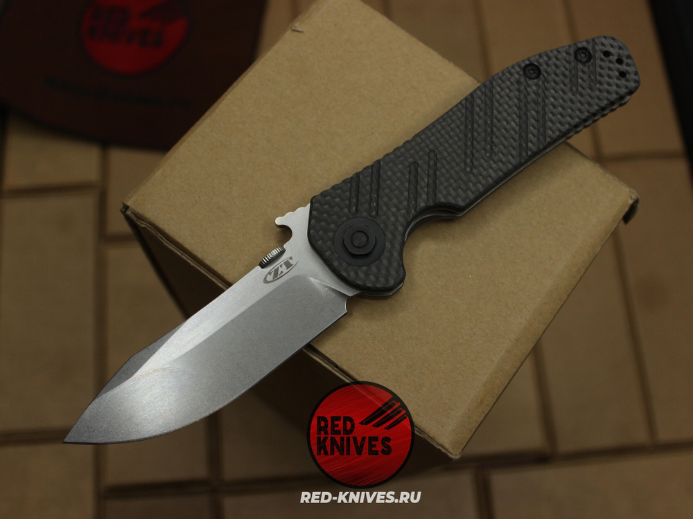 Нож Zero Tolerance 0630 Emerson A+++ - рукоять чистый карбон + титан