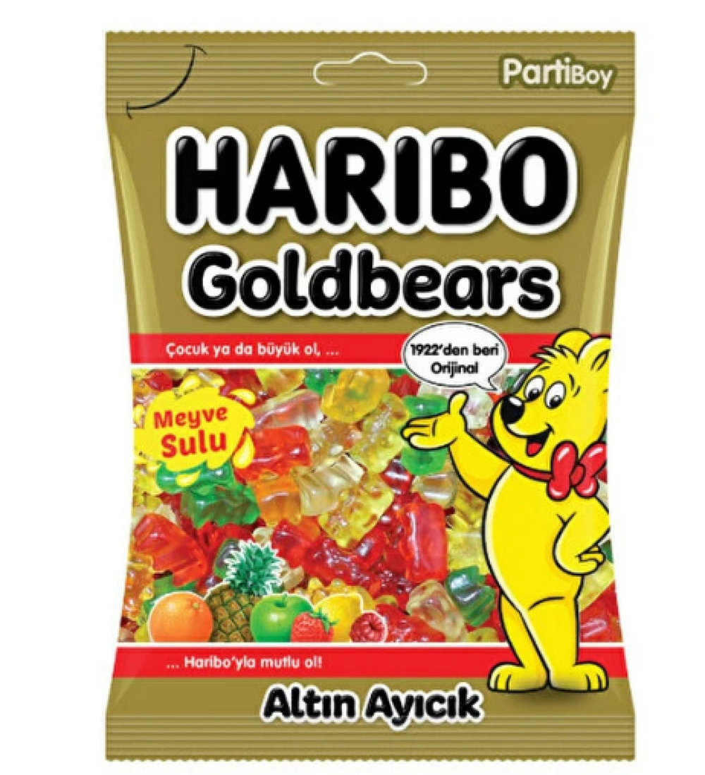 Мармелад жевательный HARIBO Золотые Мишки, с натуральным соком, 160 г (Турция)