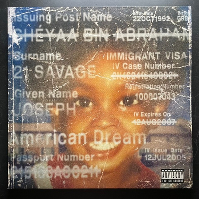 21 Savage ‎– American Dream 2LP (Европа 2024г.)