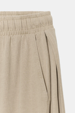 БРЮКИ ИЗ ХЛОПКА СО СКЛАДКАМИ — ZARA