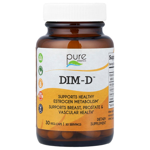 Pure Essence, DIM-D™, 30 растительных капсул