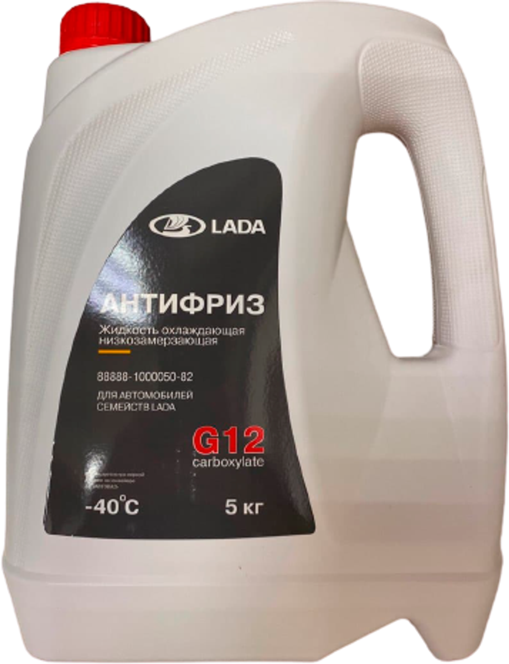 Антифриз LADA Carboxylate G12 готовый -40 красно-фиолетовый 5 л 88888100005082