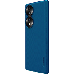 Тонкий чехол синего цвета от Nillkin для Huawei Honor 70, серия Super Frosted Shield