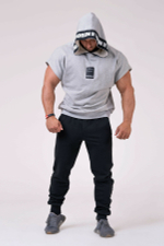 Худи Reg top with hoodie 175 Серая