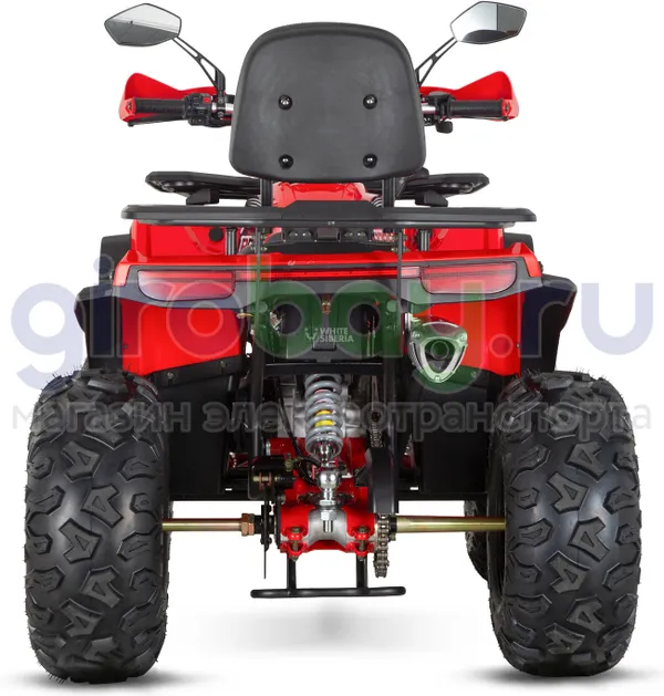 Бензиновый квадроцикл WHITE SIBERIA BARS 200CC PRO (Красный) фото №3