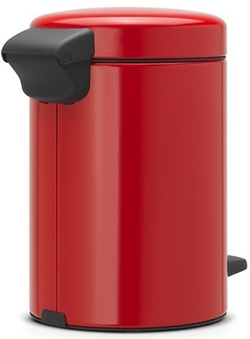 Ведро Brabantia NewIcon 3л пламенно-красное сзади