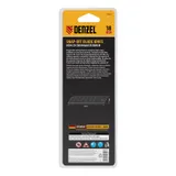 Нож, 18 мм, сменное лезвие, SK4, корпус из ABS + TPR, торцевой зажим Denzel — фото 5