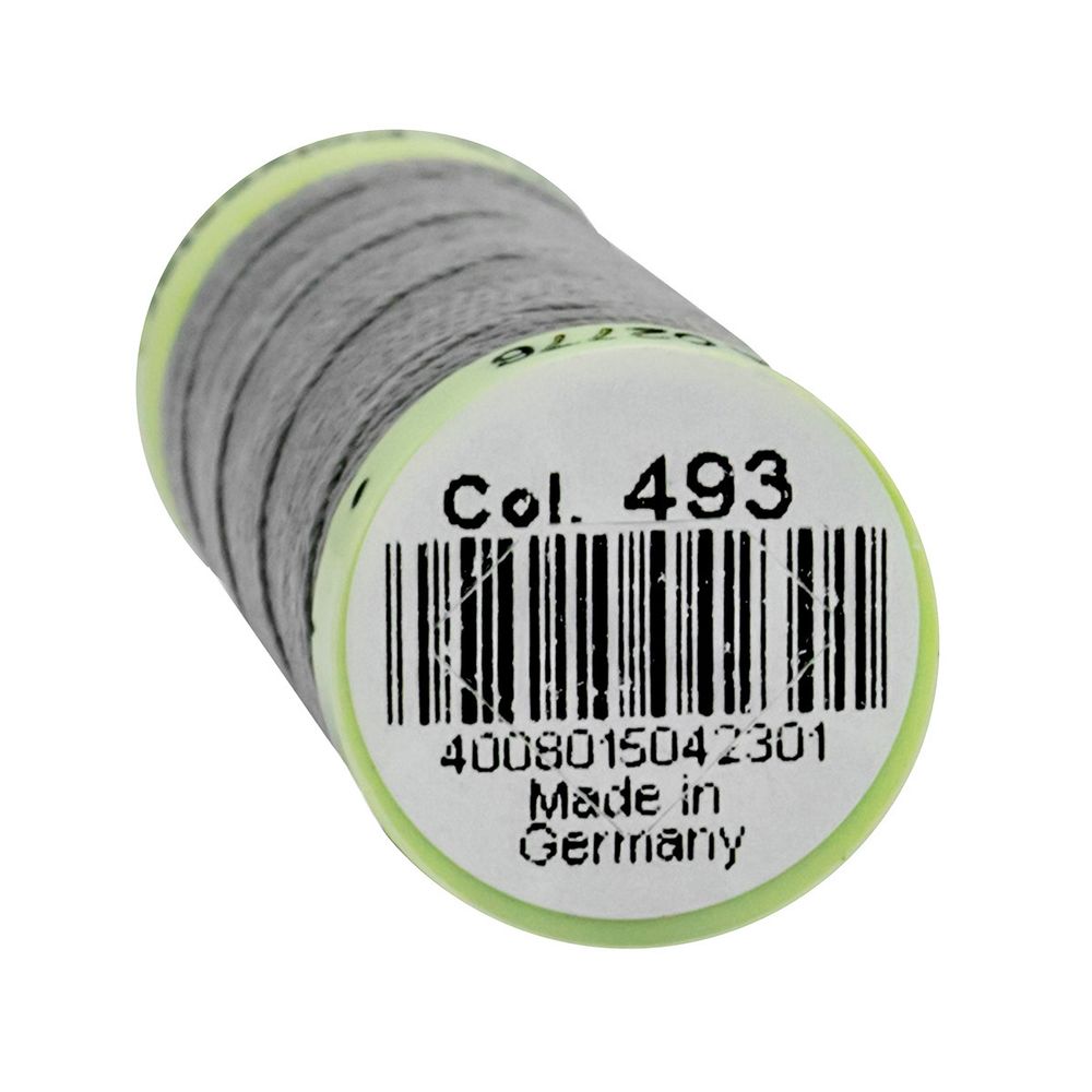 Нитки отделочные Gutermann Top Stitch 30 (30 метров), 5 кат. | 493 пепельно-серый