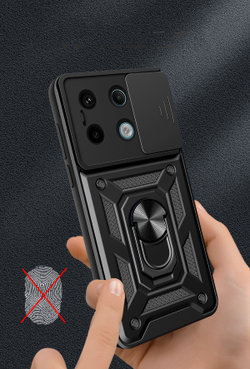 Чехол с кольцом Bumper Case для Poco X6