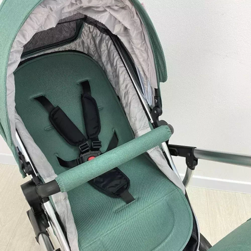 Детская коляска Luxmom 608 2в1 (изумруд)