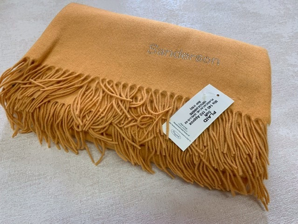 Плед 140х180 Palombella Sanderson Soft оранжевый